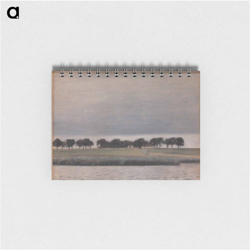 Solar Rain. Gentofte Lake - Vilhelm Hammershøi Memo.