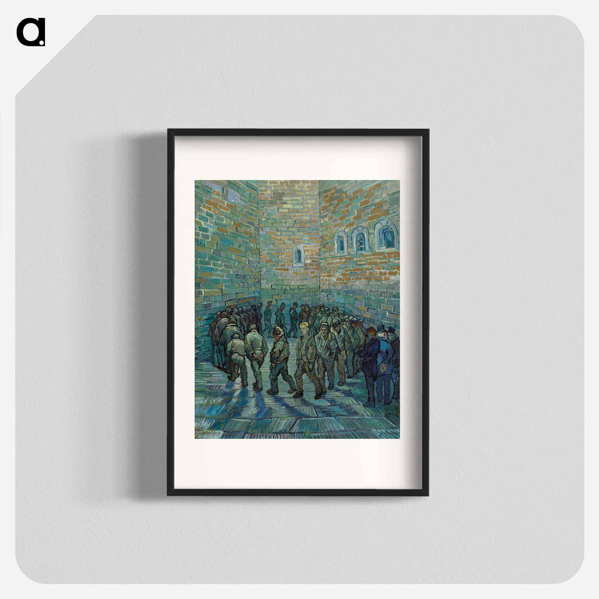 Prisoners Exercising - Vincent van Gogh Poster.