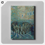 Prisoners Exercising - Vincent van Gogh Canvas.