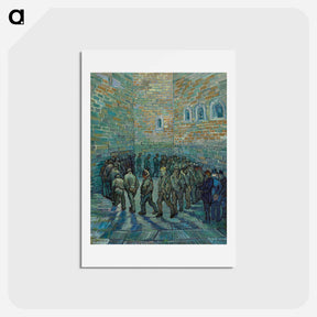 アートポストカード-Prisoners Exercising - フィンセント ファン ゴッホ Postcard.