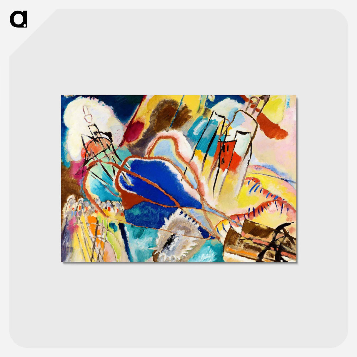 Improvisation No. 30 - ワシリー カンディンスキー Postcard.