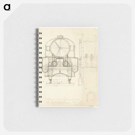 アートメモ帳-Locomotive From The Front
 - ウィーン博物館 Memo.