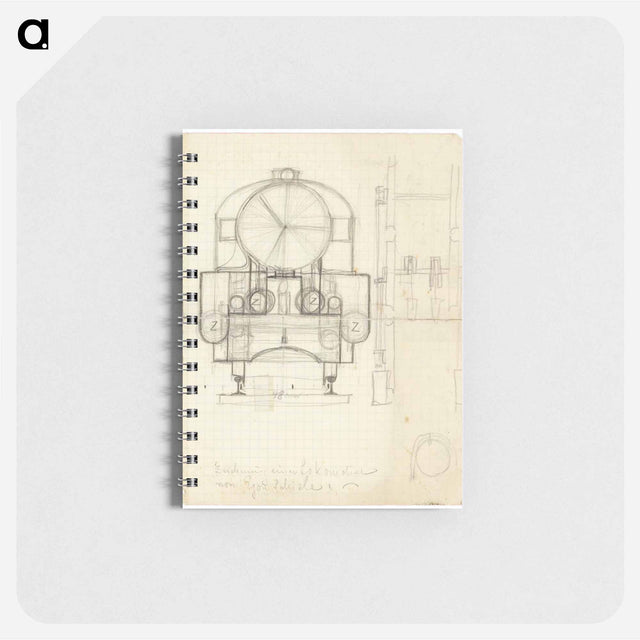 アートメモ帳-Locomotive From The Front
 - ウィーン博物館 Memo.