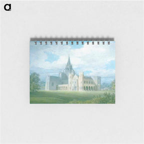 アートメモ帳-Perspective View of Fonthill Abbey from the South West - ウィリアム ターナー Memo.