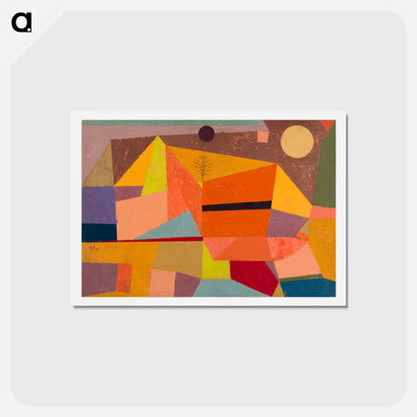アートポストカード-Heitere Gebirgslandschaft (Joyful Mountain Landscape)
 - イェール大学アートギャラリー Postcard.