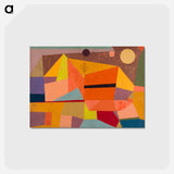 アートポストカード-Heitere Gebirgslandschaft (Joyful Mountain Landscape)
 - イェール大学アートギャラリー Postcard.