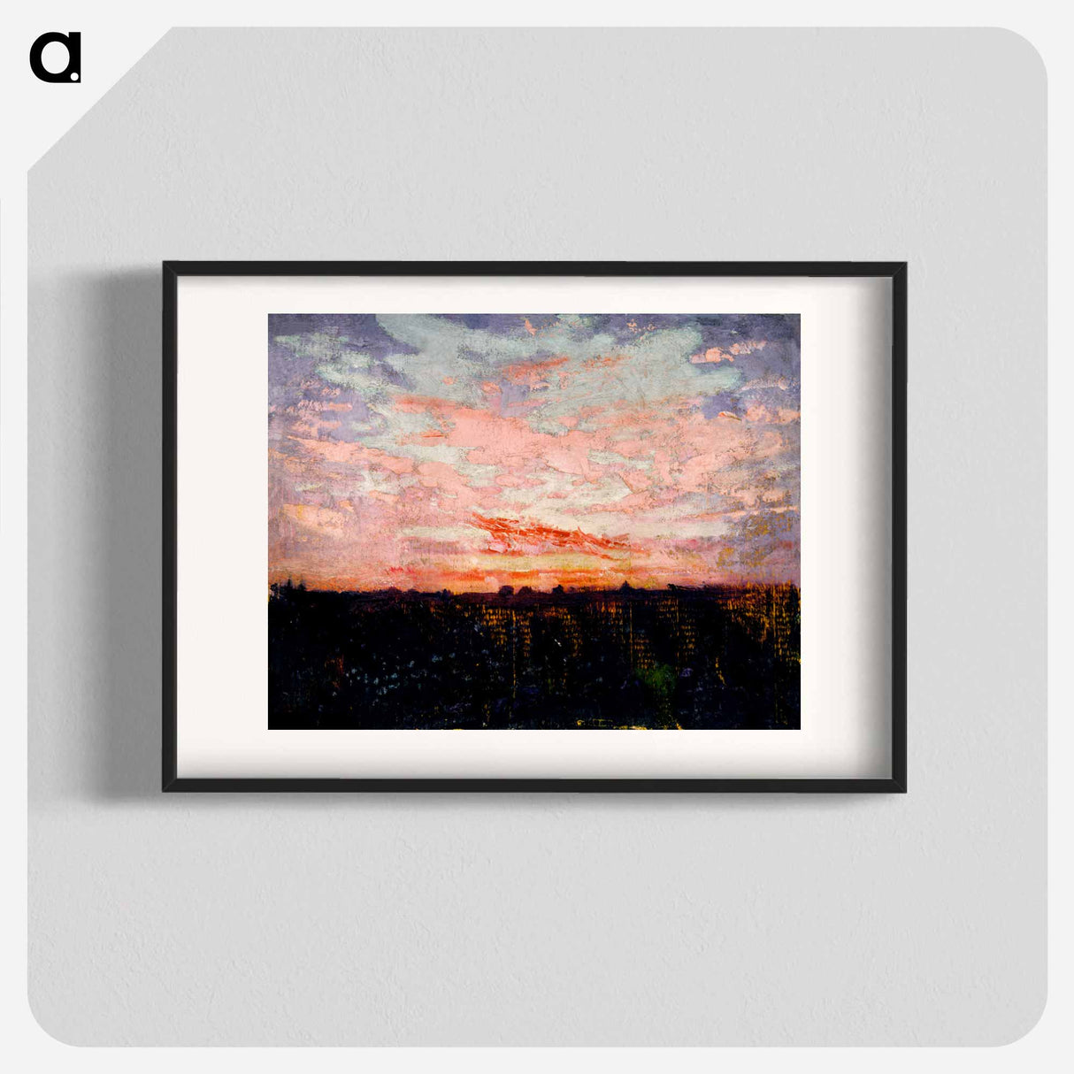 Sunrise or Sunset, study for book, Concealing Coloration in the Animal Kingdom - アボット ハンダーソン セイヤー Poster.