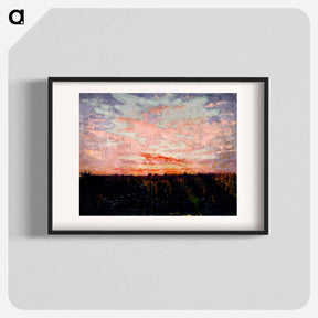 アートポスター-Sunrise or Sunset, study for book, Concealing Coloration in the Animal Kingdom - アボット ハンダーソン セイヤー Poster.