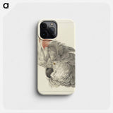 Kop van een kaketoe Papegaaienkop - アールト シューマン Phone Case.