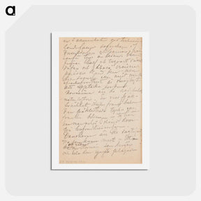 アートポストカード-(unknown)part of a sketchbook - アルバート エーデルフェルト Postcard.