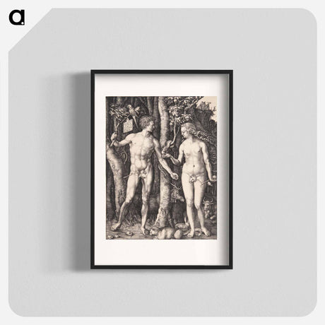 アートポスター-Adam and Eve - アルブレヒト デューラー Poster.