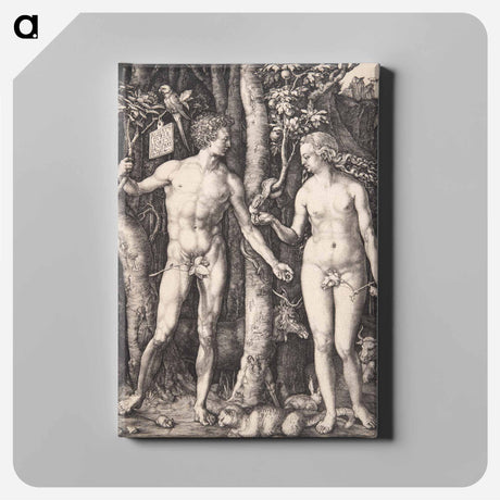 アートパネル-Adam and Eve - アルブレヒト デューラー Canvas.