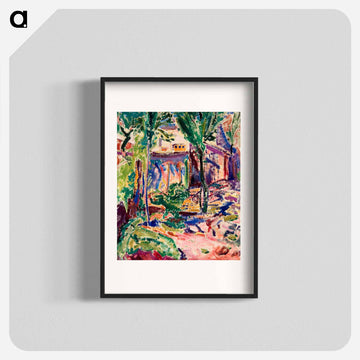 Landscape with House - アルフレッド ヘンリー マウラー Poster.