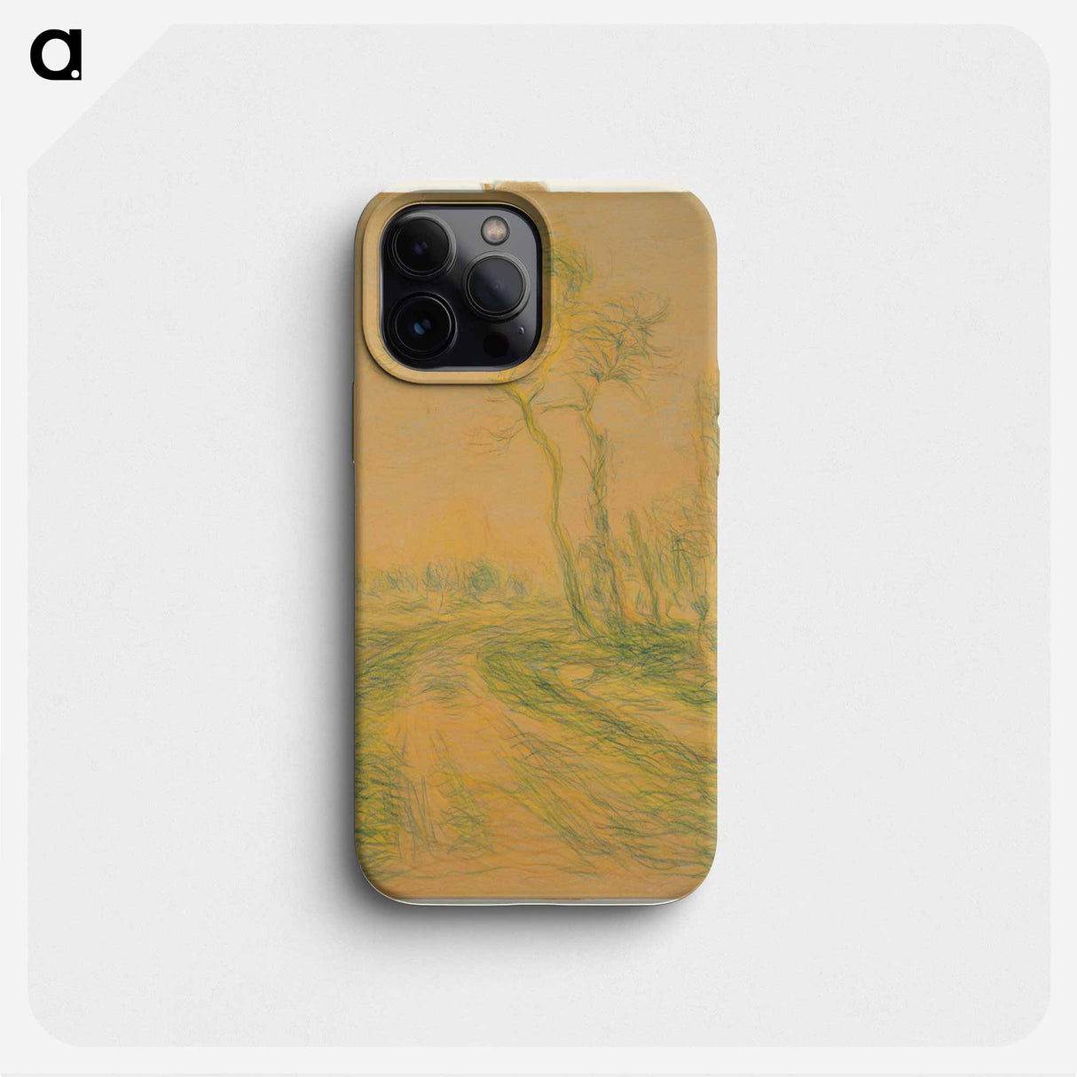 Landscape with Trees - アルフレッド シスレー Phone Case.