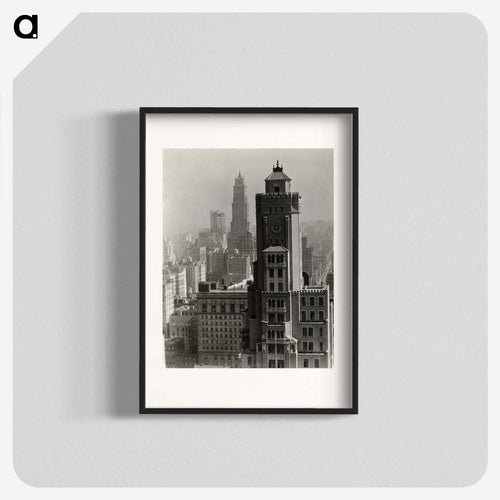 From the Shelton Looking North - アルフレッド スティーグリッツ Poster.