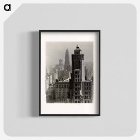 アートポスター-From the Shelton Looking North - アルフレッド スティーグリッツ Poster.