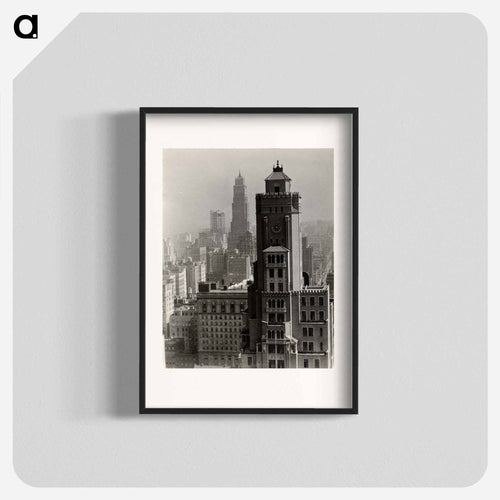 From the Shelton Looking North - アルフレッド スティーグリッツ Poster.