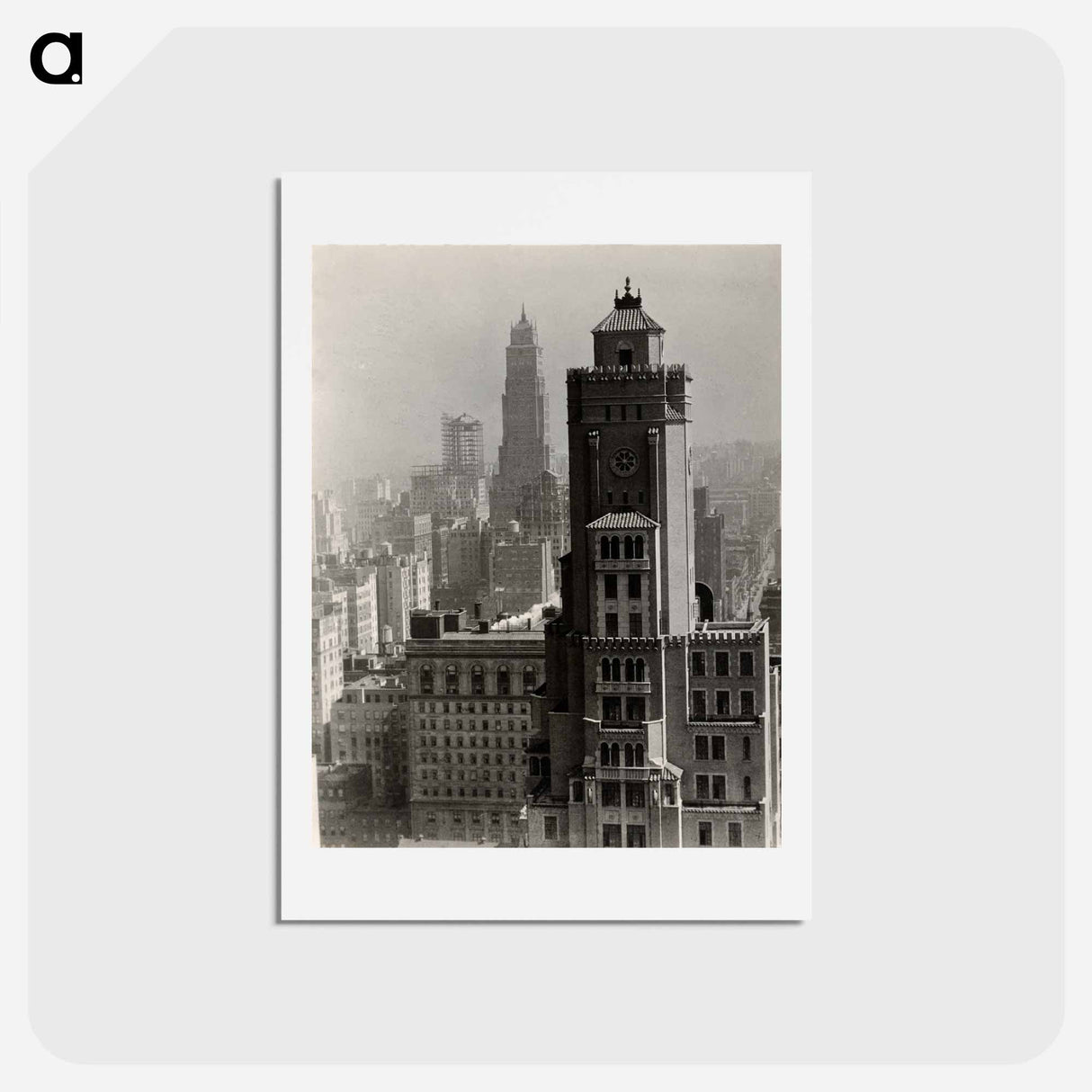 アートポストカード-From the Shelton Looking North - アルフレッド スティーグリッツ Postcard.