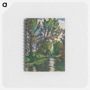 アートメモ帳-River landscape - アルフレッド ウィリアム フィンチ Memo.