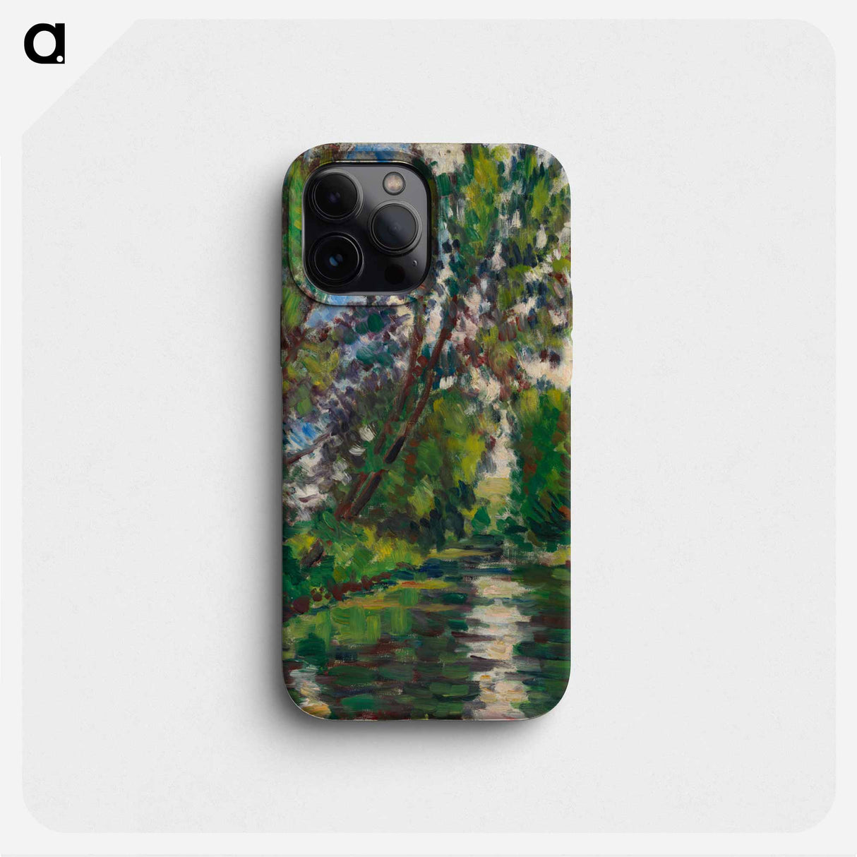 River landscape - アルフレッド ウィリアム フィンチ Phone Case.