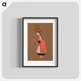 Red Queen Costume Design for Alice in Wonderland - Alice in Wonderland Poster.