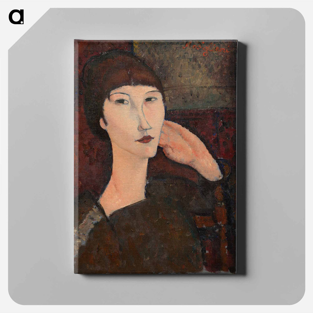 Adrienne - Amedeo Modigliani Canvas.