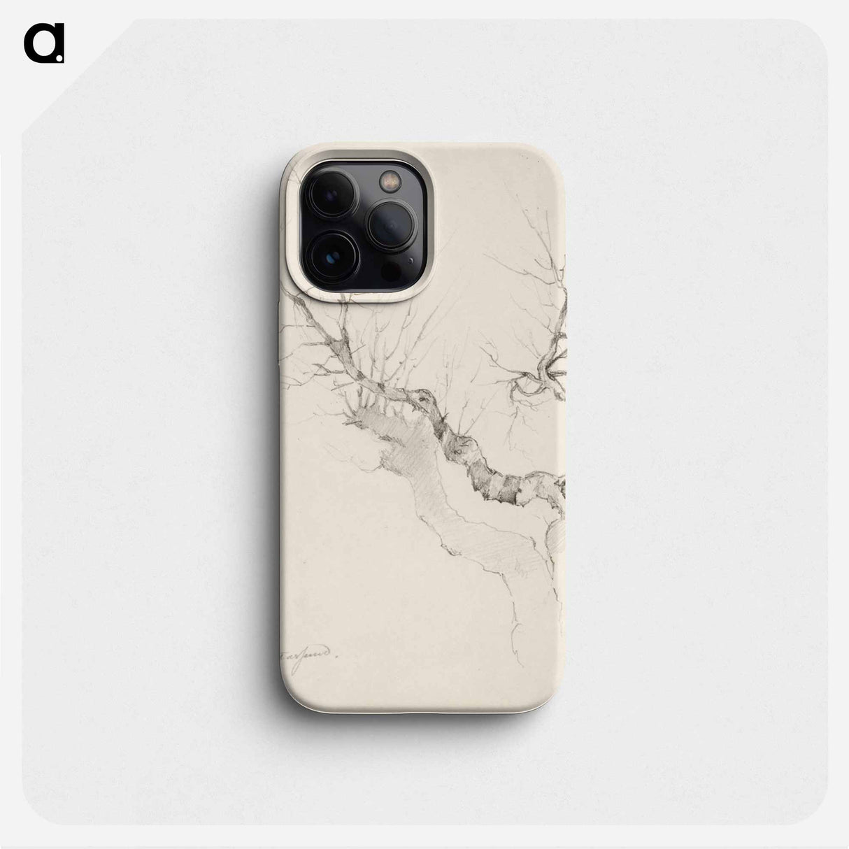 Puunrunko ilman lehdistöä - アンダース エクマン Phone Case.