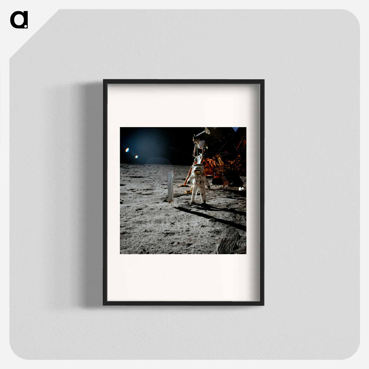 Apollo 11 Extravehicular Activity - Apollo Moon Landing Poster.