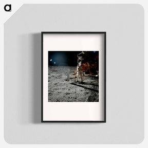 アートポスター-Apollo 11 Extravehicular Activity - アポロ月面着陸 Poster.