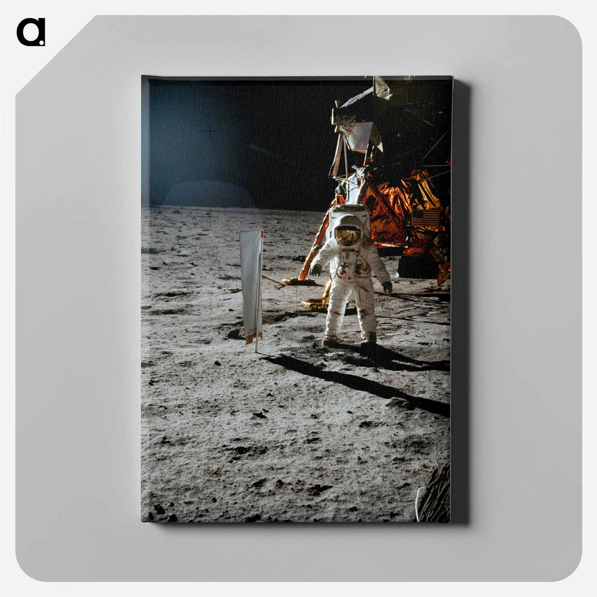 Apollo 11 Extravehicular Activity - Apollo Moon Landing Canvas.