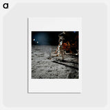 Apollo 11 Extravehicular Activity - アポロ月面着陸 Postcard.