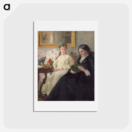 アートポストカード-The Mother and Sister of the Artist
 - ベルト モリゾ Postcard.