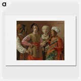 The Fortune-Teller - カラヴァッジョ Poster.