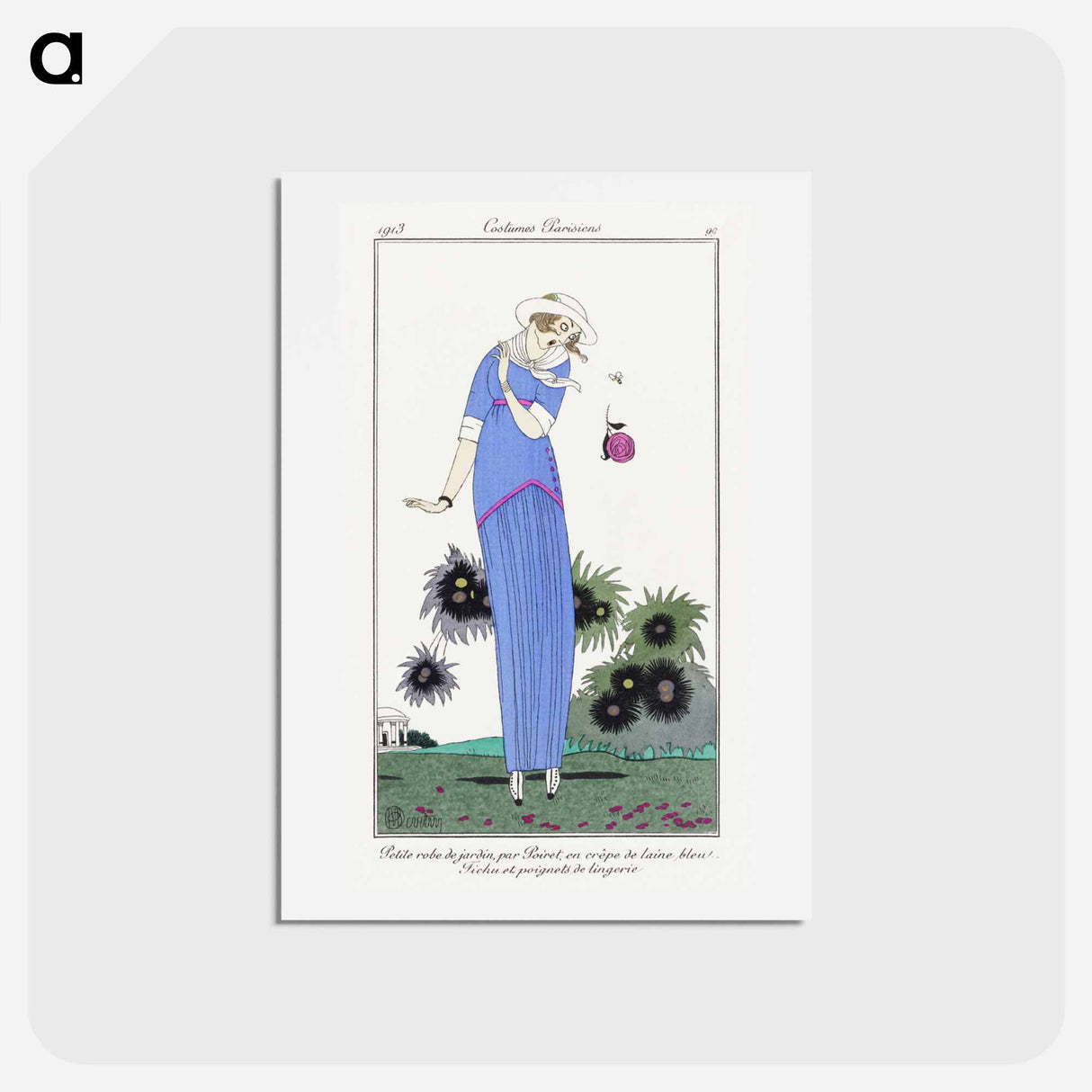 アートポストカード-Petite Robe de Jardin
 - シャルル マルタン Postcard.
