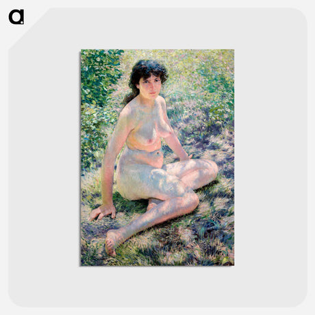 アートポストカード-Seated Nude Lady
 - クリーブランド美術館 Postcard.