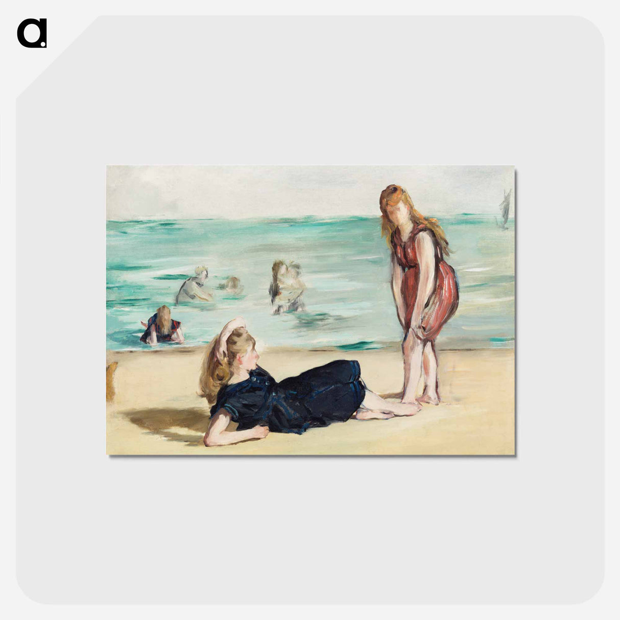アートポストカード-On the Beach
 - デトロイト美術館 Postcard.