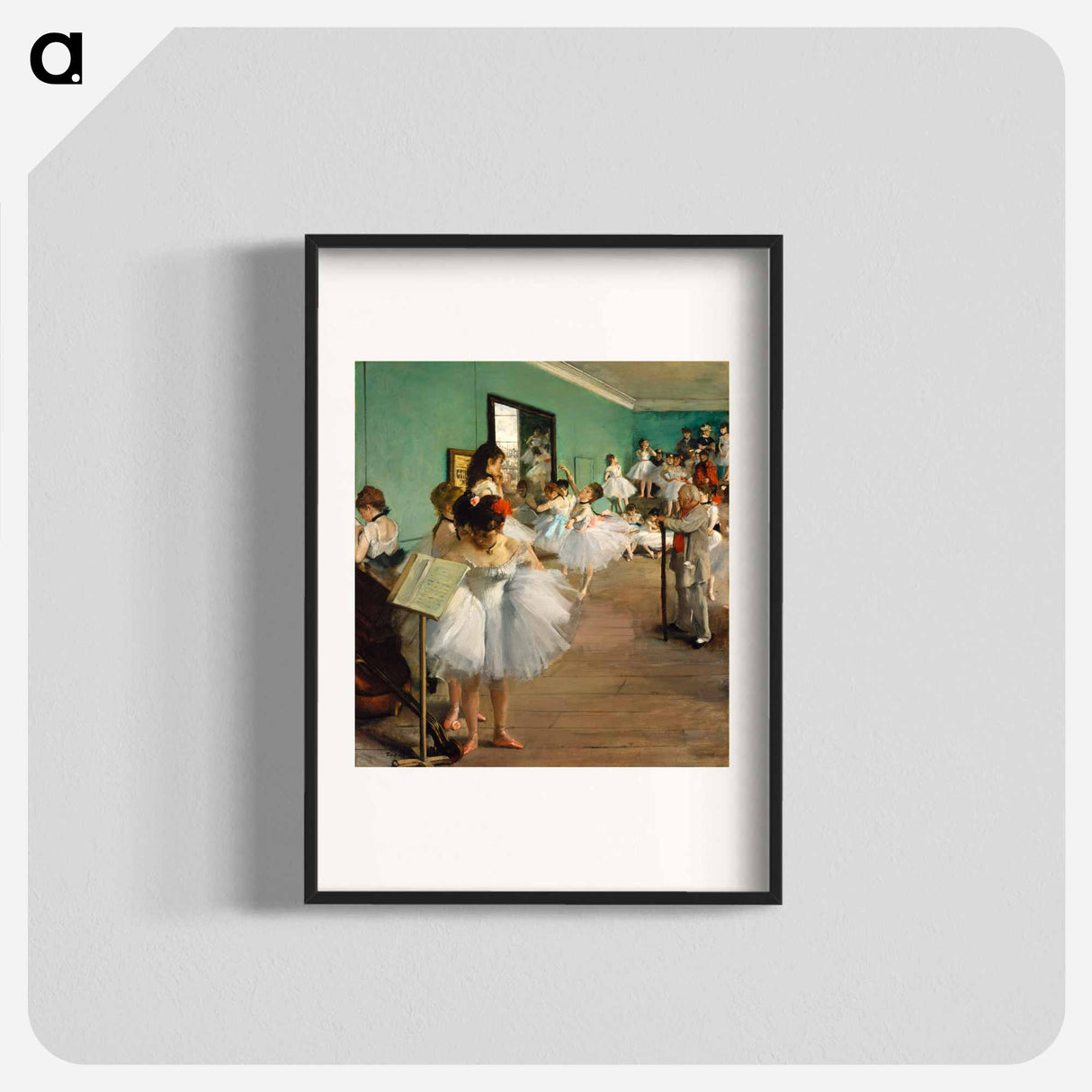 The Dance Class - Edgar Degas Poster.