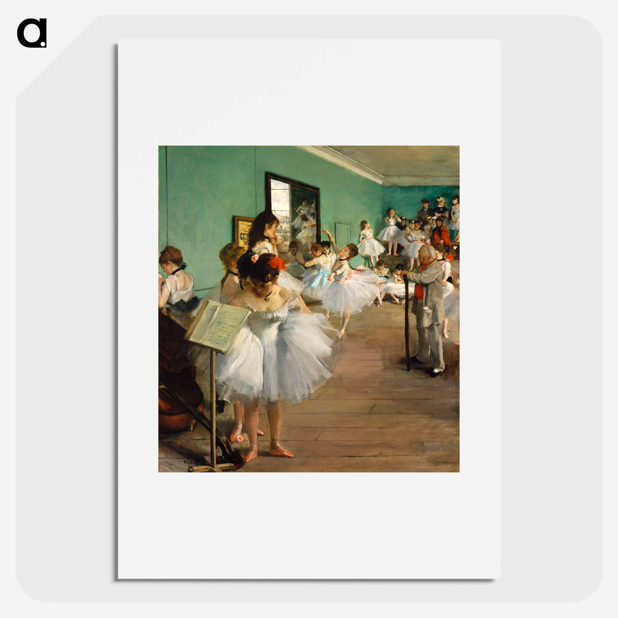 The Dance Class - Edgar Degas Poster.