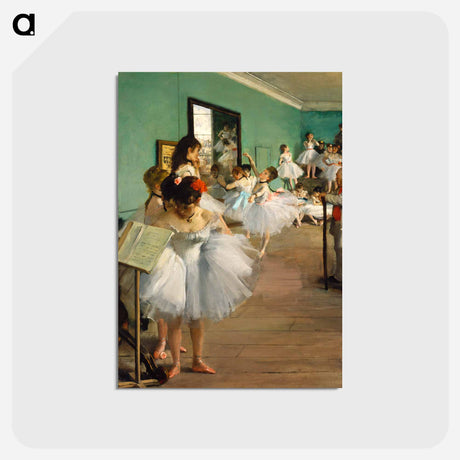 アートポストカード-The Dance Class - エドガー ドガ Postcard.