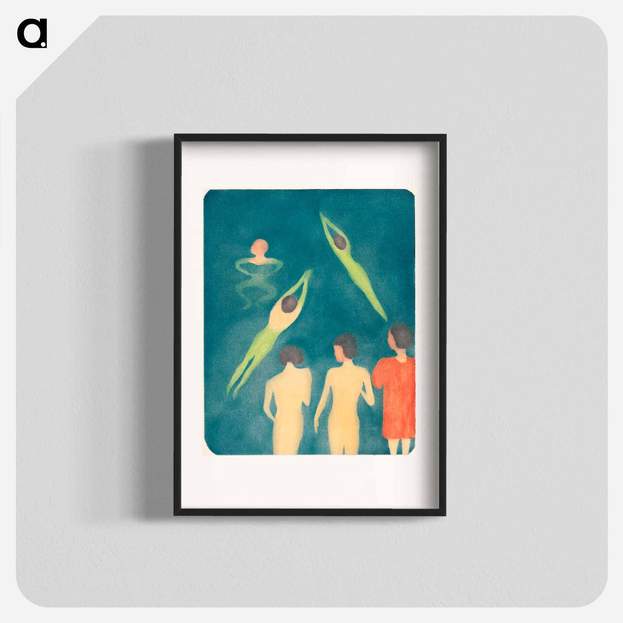 Boys Bathing - エドヴァルド ムンク Poster.