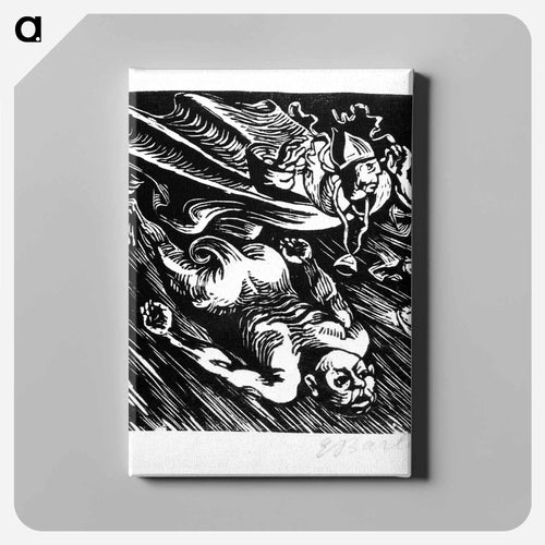 The Bishop - Ernst Heinrich Barlach Canvas.