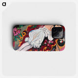 Girl in White Chemise - Ernst Ludwig Kirchner Phone Case.