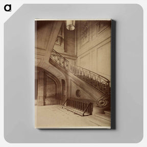 アートパネル-Hôtel de Fleury, 28 Rue des Saints-Pères
 - ウジェーヌ アジェ Canvas.