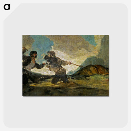 アートポストカード-Black Paintings - フランシスコ デ ゴヤ Postcard.