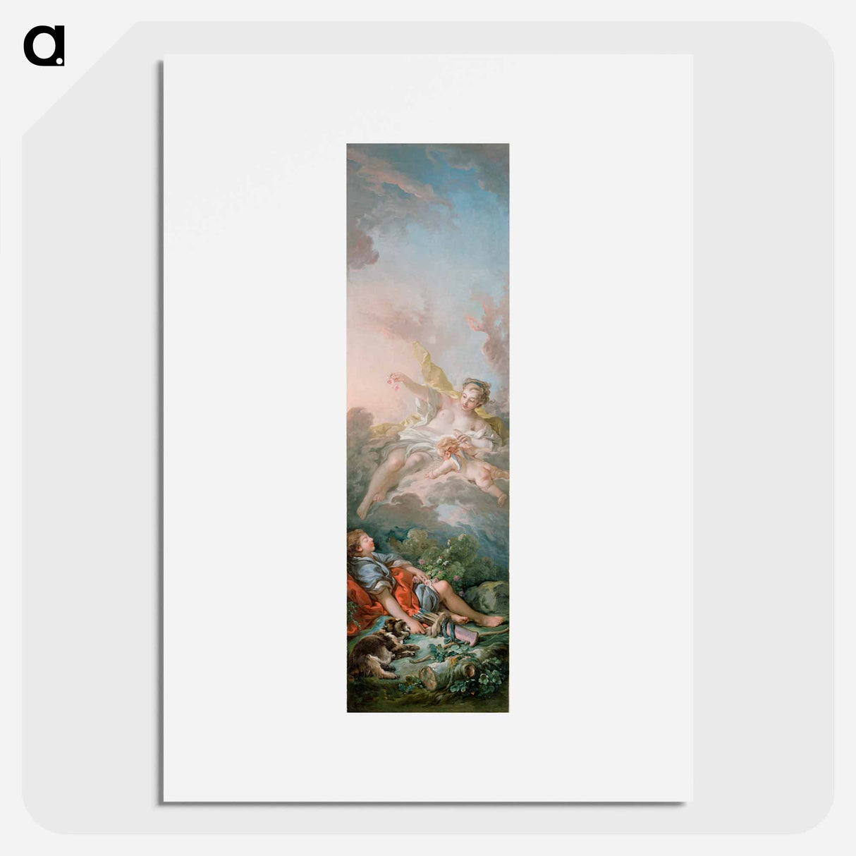 Aurora and Cephalus - Francois Boucher Poster.