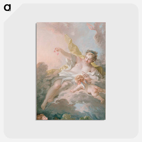 アートポストカード-Aurora and Cephalus - フランソワ ブーシェ Postcard.