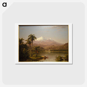 アートポストカード-Tamaca Palms - フレデリック エドウィン チャーチ Postcard.