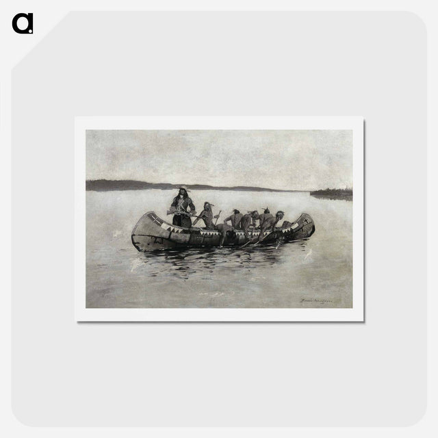 アートポストカード-This Was a Fatal Embarkation
 - フレデリック レミントン Postcard.