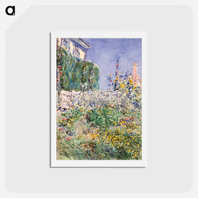 アートポストカード-Thaxter's Garden - フレデリック チャイルド ハッサム Postcard.