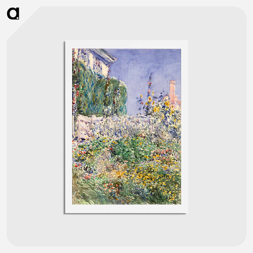 Thaxter's Garden - フレデリック チャイルド ハッサム Postcard.